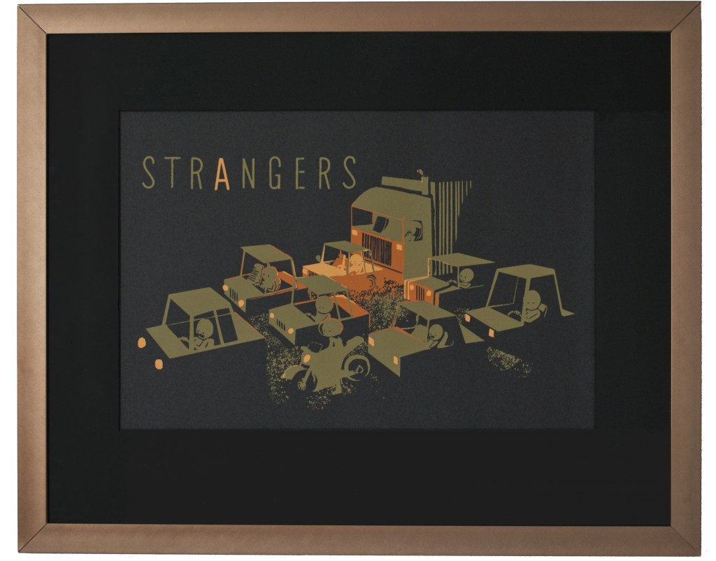 Strangers Poster With Frame