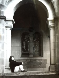 Susan at Vassar, 1990.