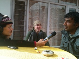 Lea interviewing Fayaz and Jo