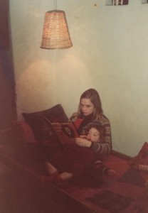 Lea and her mom, back in the '70s