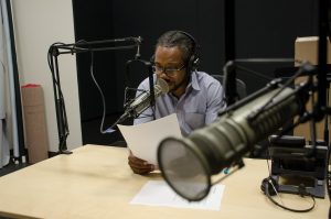 Al Letson, previously the host of "State of the Re:Union," and now the host of "Reveal."